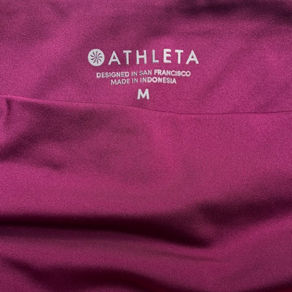 Athleta Running Free Women’s Color block 3.5 Pink Shorts Size M - Picture 5 of 5